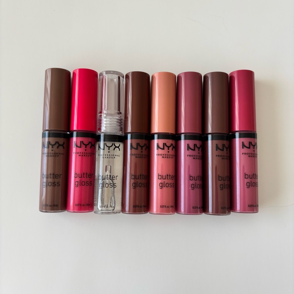 nyx butter gloss set of 8